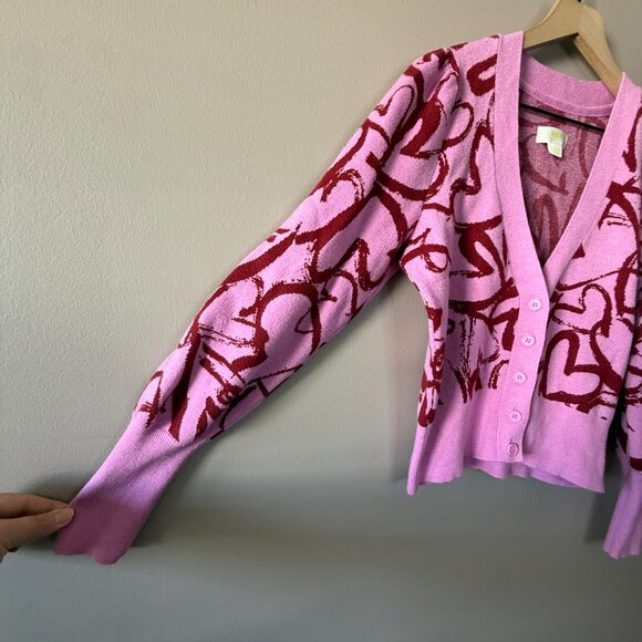 Women's XS Anthropologie Maeve V-Neck Cardigan Sweater - Picture 6 of 10